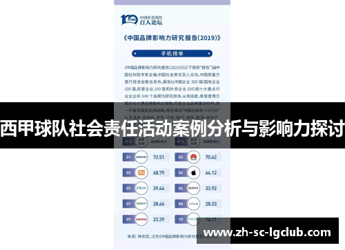 西甲球队社会责任活动案例分析与影响力探讨
